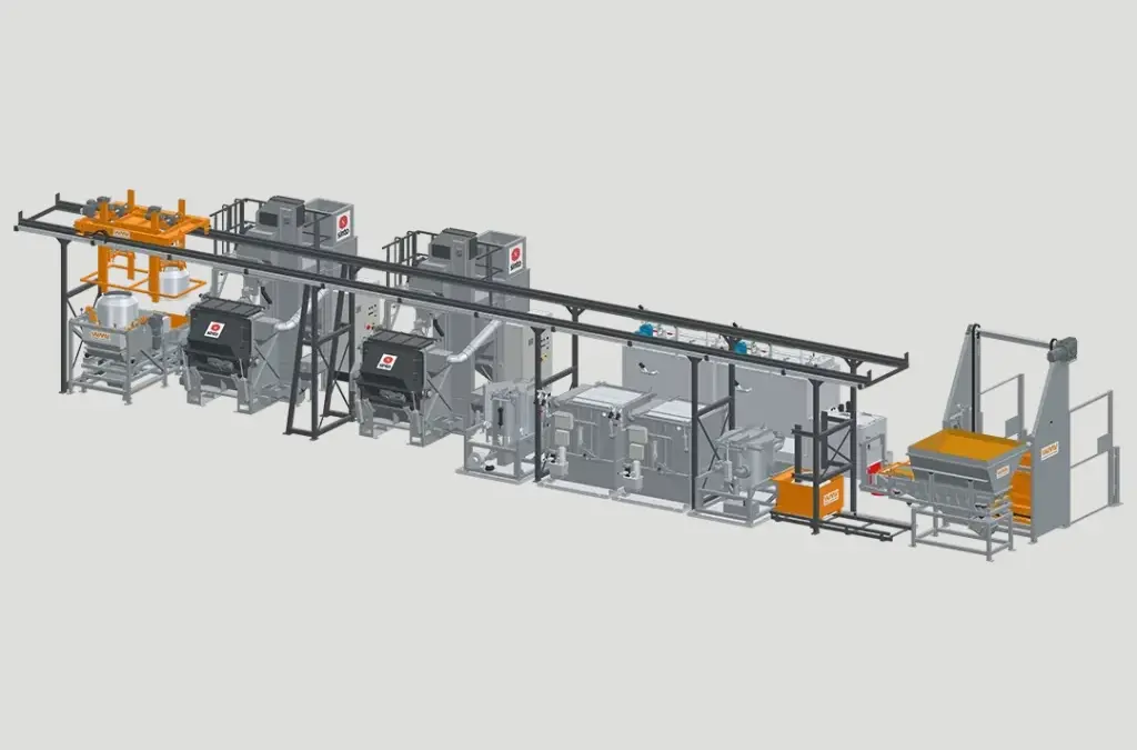 Neue WMV Reinigungsanlage: Mehr Effizienz beim Strahlen